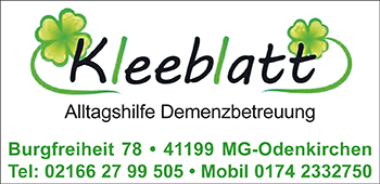 Kontaktdaten Kleeblatt Alltagshilfe