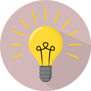 leuchtende Glühlampe