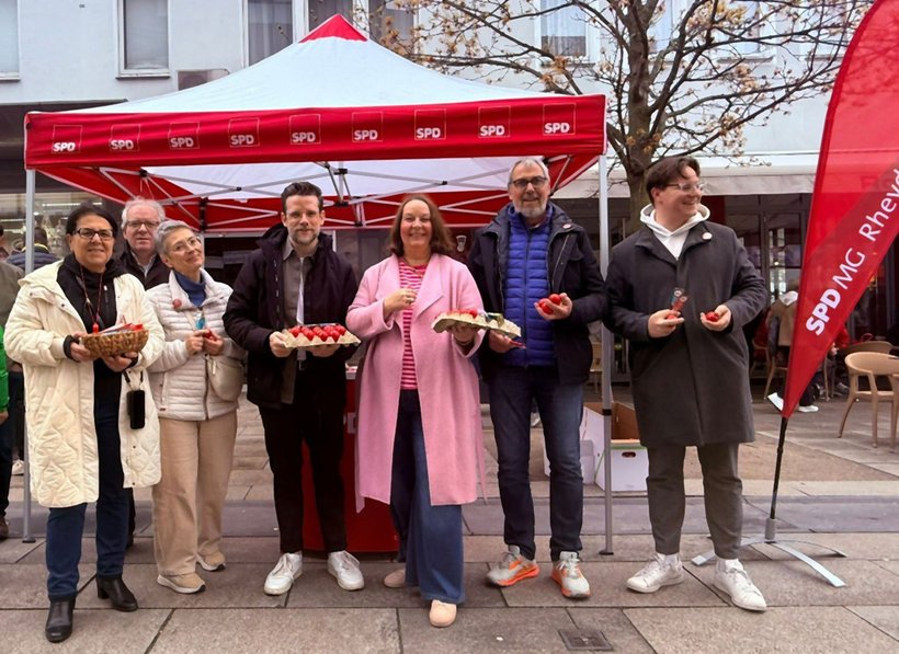 Osterstand 2026 SPD in Rheydt