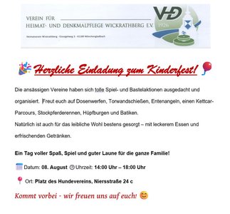 Veranstaltungsplakat