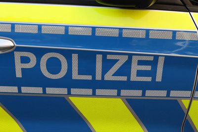 Schriftzug POLIZEI
