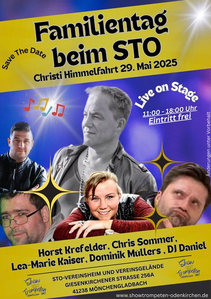 Auch diese Künstler sind Teil des Gesamtprogramms | Plakat: Showtrompeten / Marcel Bösche