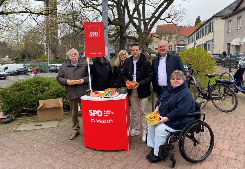 Osterstand 2026 der SPD Wickrath
