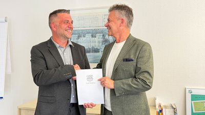 Oliver Mankowski, links im Bild