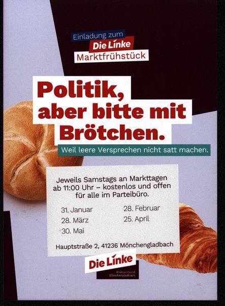 Einladungsflyer - Vorderseite