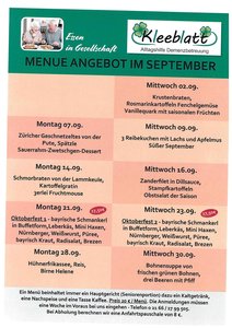 Menüplan