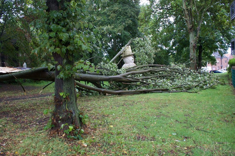 Kunstinstallation ehemals (Schneemann)