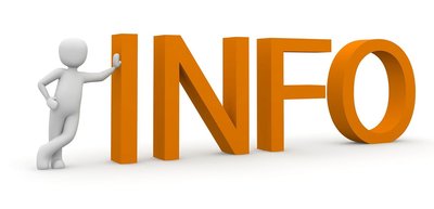 Schriftzug: Info