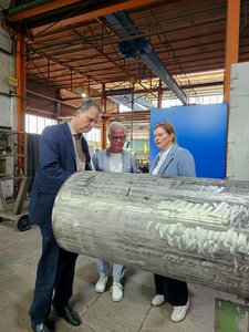 v. l.: Dr. Günter Krings, Jürgen Steinmetz, Beate Gothe