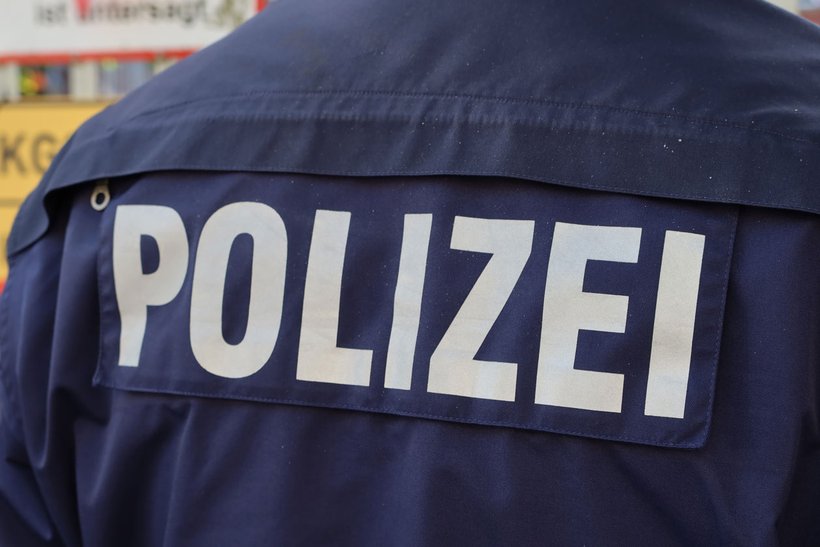 Schriftzug: Polizei