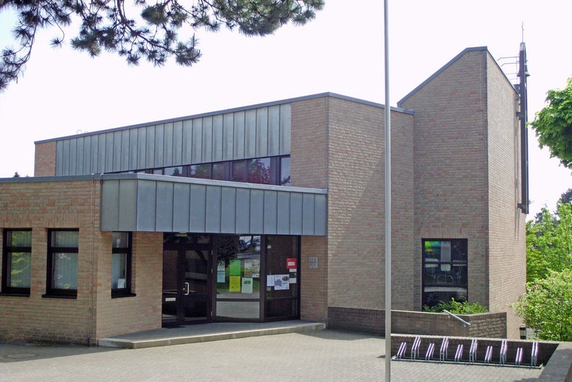 Das Gemeindezentrum Wickrath in der Denhardstraße