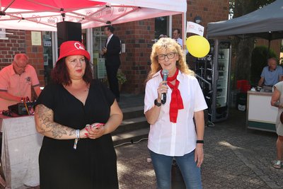 Nicole Witges (AWO) und Andrea Jansen (DRK)