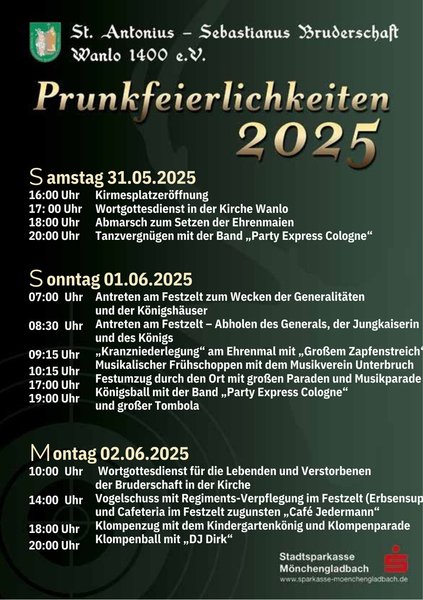 Plakat des Schützenfestes