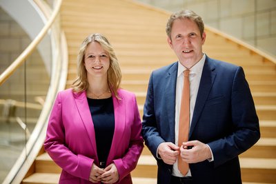 Vanessa Odermatt und Jochen Klenner (beide MdL)