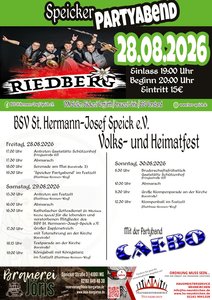 Plakat Schützenfest